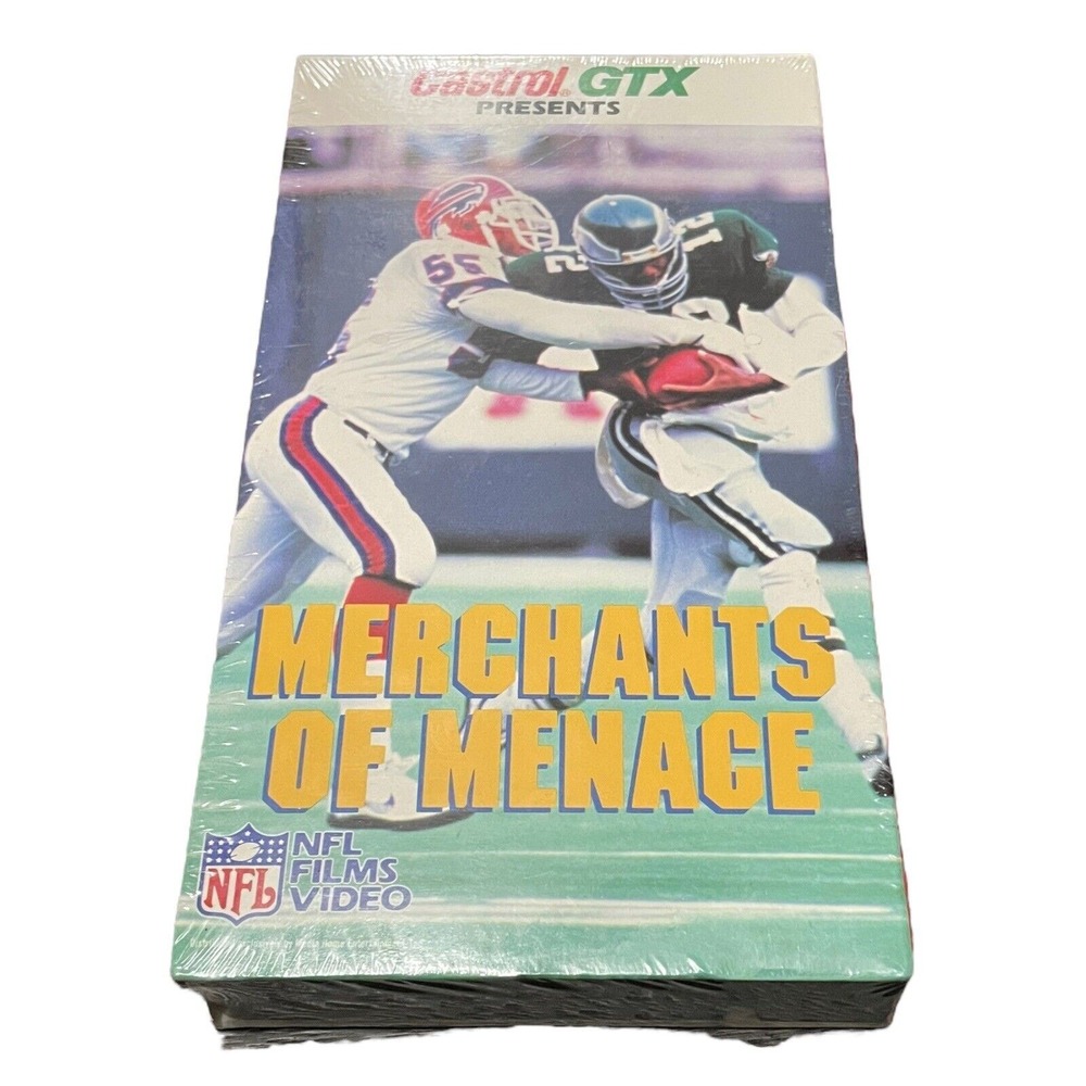 NFL Films‎ Video Castrol GTX Presents Merchants Of Menace VHS 1989